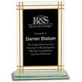 8 1/2" Contemporary Glass Full Border Award